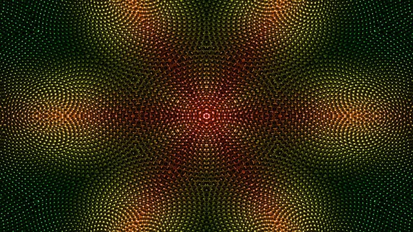 Abstrakte Bunte Hypnotische Symmetrische Muster Ornamentale Dekorative Kaleidoskop Bewegung Geometrischer — Stockfoto