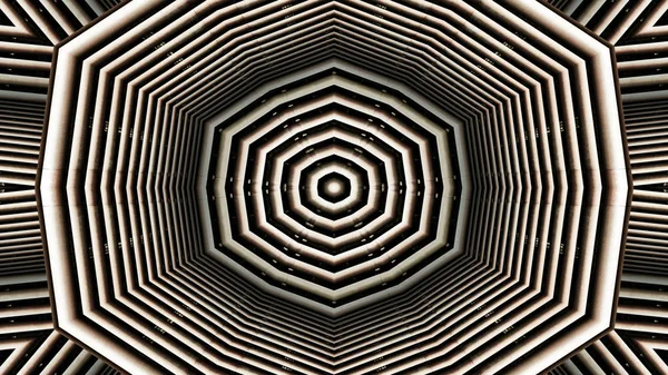 Abstrakt Färgglada Hypnotiska Symmetriska Mönster Prydnads Dekorativa Kalejdoskop Rörelse Geometrisk — Stockfoto