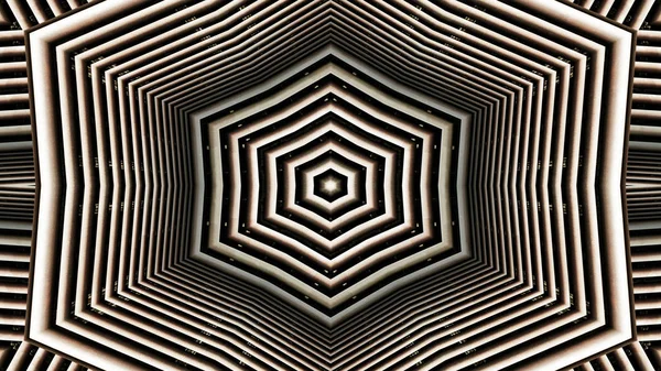 Abstraktní Barevný Hypnotický Symetrický Vzor Ornamentální Dekorativní Kaleidoskop Pohyb Geometrický — Stock fotografie