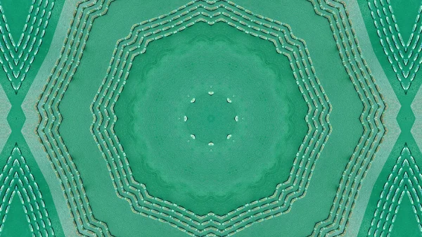 Abstracto Colorido Hipnótico Simétrico Patrón Ornamental Decorativo Caleidoscopio Movimiento Geométrico — Foto de Stock