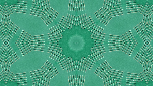 Abstraktní Barevný Hypnotický Symetrický Vzor Ornamentální Dekorativní Kaleidoskop Pohyb Geometrický — Stock fotografie