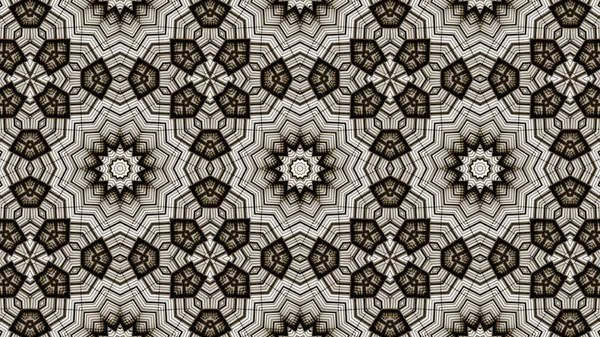 Abstraktní Barevný Hypnotický Symetrický Vzor Ornamentální Dekorativní Kaleidoskop Pohyb Geometrický — Stock fotografie