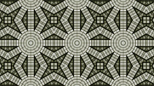 Abstrakte Bunte Hypnotische Symmetrische Muster Ornamentale Dekorative Kaleidoskop Bewegung Geometrischer — Stockfoto