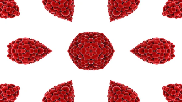 Abstract Kleurrijk Love Hart Passie Kleuren Concept Symmetrisch Patroon Sier — Stockfoto