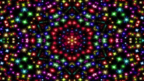 Színes, fényes és hipnotikus Kaleidoszkóp — Stock Fotó