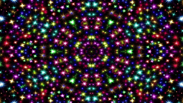 Színes, fényes és hipnotikus Kaleidoszkóp — Stock Fotó