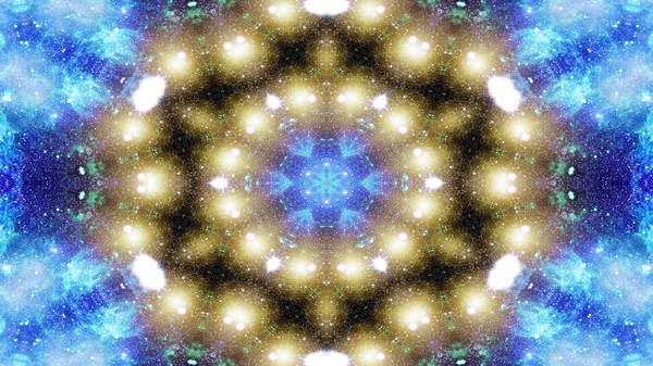 Kaléidoscope coloré brillant et hypnotique — Photo
