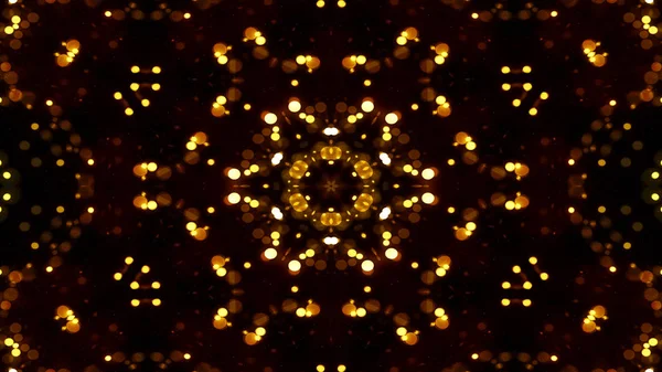 Resumen Concepto Colorido Brillante Hipnótico Patrón Simétrico Caleidoscopio Decorativo Ornamental — Foto de Stock