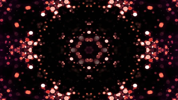 Barevné lesklé a hypnotické kaleidoskop — Stock fotografie