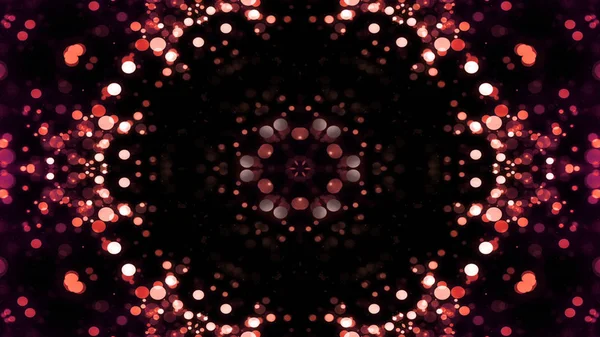 Barevné lesklé a hypnotické kaleidoskop — Stock fotografie