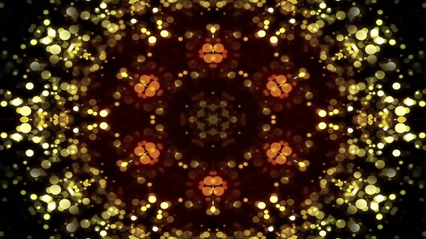 Buntes, glänzendes und hypnotisches Kaleidoskop — Stockfoto