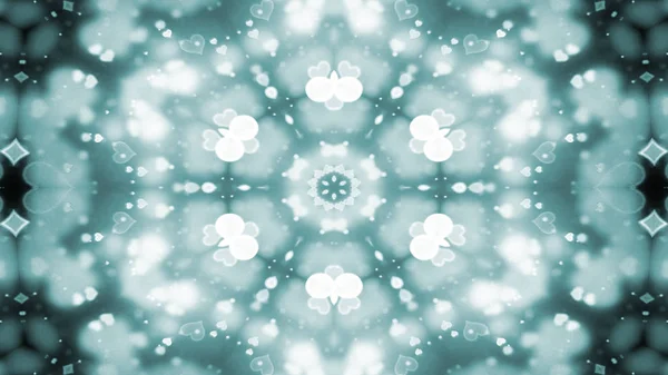 Streszczenie Kolorowy Koncepcja Błyszczący Hipnotyczne Symetryczny Wzór Kalejdoskop Ozdobny Ozdobnych — Zdjęcie stockowe