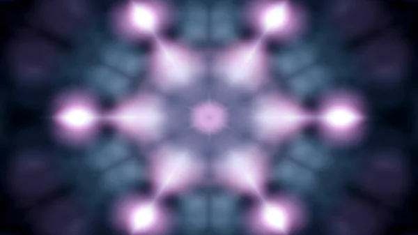 Abstraktní Barevné Lesklé Hypnotické Pojetí Symetrický Vzor Okrasné Dekorativní Kaleidoskop — Stock fotografie