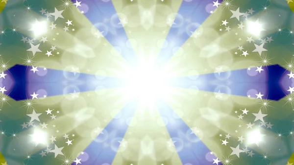 Abstrato Colorido Brilhante Hipnótico Conceito Padrão Simétrico Ornamental Decorativo Caleidoscópio — Fotografia de Stock