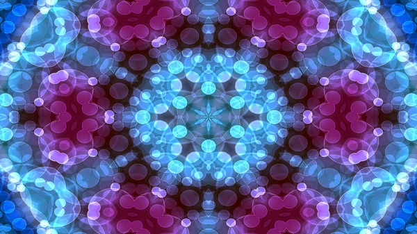 Abstract Colorat Strălucitor Hipnotic Concept Model Simetric Ornamental Decorativ Kaleidoscop — Fotografie, imagine de stoc
