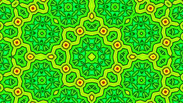 Colorful Shiny and Hypnotic Kaleidoscope — Stock Photo, Image