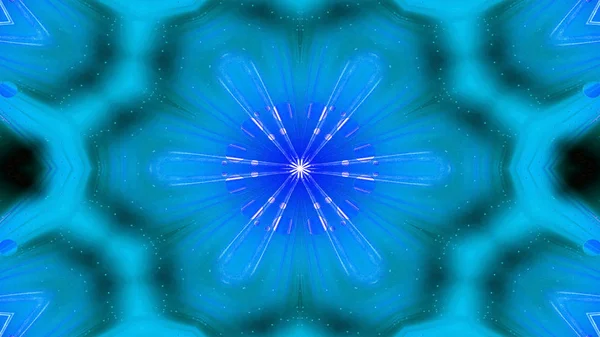 Abstract Kleurrijk Glanzend Hypnotische Concept Symmetrisch Patroon Sier Decoratieve Caleidoscoop — Stockfoto
