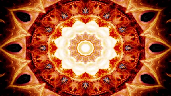 Kaleidoscop simetric abstract colorat — Fotografie, imagine de stoc