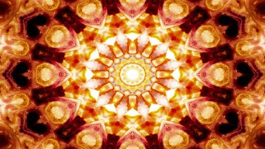 Soyut renkli simetrik Kaleidoscope