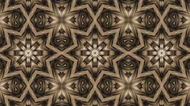 Soyut boya fırça mürekkep patlayabilir formanın düzgün kavramı simetrik desen süs dekoratif Kaleidoscope hareketi geometrik daire ve yıldız şekiller