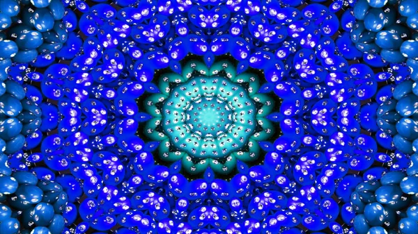 Ornamental Decorative Kaleidoscope Movement Geometric Circle Star Shapes — 스톡 사진