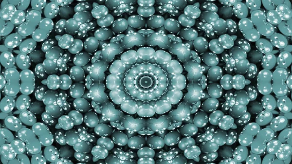 Abstract Kleurrijk Symmetrisch Patroon Decoratieve Caleidoscoop Beweging Geometrische Cirkel Sterrenvormen — Stockfoto