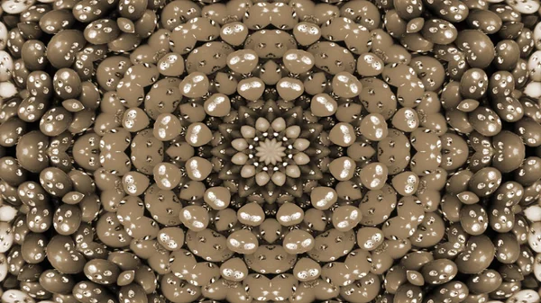 Abstraktní Barevný Symetrický Vzor Ornamentální Dekorativní Kaleidoskop Hnutí Geometrický Kruh — Stock fotografie