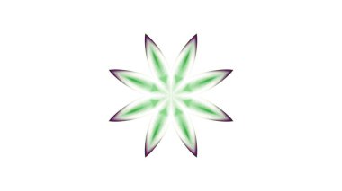 Soyut boya fırça mürekkep patlayabilir formanın düzgün kavramı simetrik desen süs dekoratif Kaleidoscope hareketi geometrik daire ve yıldız şekiller