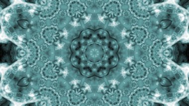 Soyut boya fırça mürekkep patlayabilir formanın düzgün kavramı simetrik desen süs dekoratif Kaleidoscope hareketi geometrik daire ve yıldız şekiller