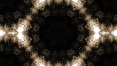 Soyut boya fırça mürekkep patlayabilir formanın düzgün kavramı simetrik desen süs dekoratif Kaleidoscope hareketi geometrik daire ve yıldız şekiller