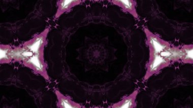 Soyut boya fırça mürekkep patlayabilir formanın düzgün kavramı simetrik desen süs dekoratif Kaleidoscope hareketi geometrik daire ve yıldız şekiller