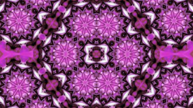 Soyut boya fırça mürekkep patlayabilir formanın düzgün kavramı simetrik desen süs dekoratif Kaleidoscope hareketi geometrik daire ve yıldız şekiller