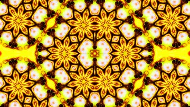 Soyut boya fırça mürekkep patlayabilir formanın düzgün kavramı simetrik desen süs dekoratif Kaleidoscope hareketi geometrik daire ve yıldız şekiller