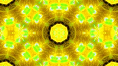 Soyut boya fırça mürekkep patlayabilir formanın düzgün kavramı simetrik desen süs dekoratif Kaleidoscope hareketi geometrik daire ve yıldız şekiller