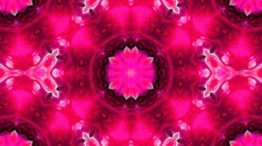 Soyut boya fırça mürekkep patlayabilir formanın düzgün kavramı simetrik desen süs dekoratif Kaleidoscope hareketi geometrik daire ve yıldız şekiller