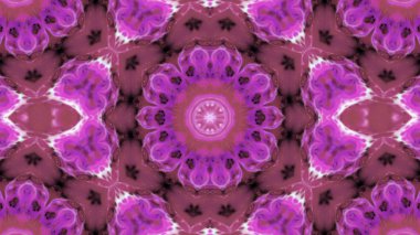 Soyut boya fırça mürekkep patlayabilir formanın düzgün kavramı simetrik desen süs dekoratif Kaleidoscope hareketi geometrik daire ve yıldız şekiller