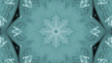 Soyut boya fırça mürekkep patlayabilir formanın düzgün kavramı simetrik desen süs dekoratif Kaleidoscope hareketi geometrik daire ve yıldız şekiller