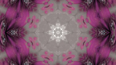 Soyut boya fırça mürekkep patlayabilir formanın düzgün kavramı simetrik desen süs dekoratif Kaleidoscope hareketi geometrik daire ve yıldız şekiller