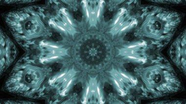 Soyut boya fırça mürekkep patlayabilir formanın düzgün kavramı simetrik desen süs dekoratif Kaleidoscope hareketi geometrik daire ve yıldız şekiller