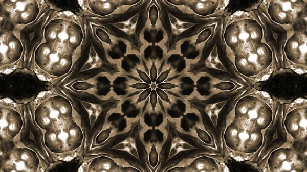 Farbpinsel-Kaleidoskop — Stockfoto