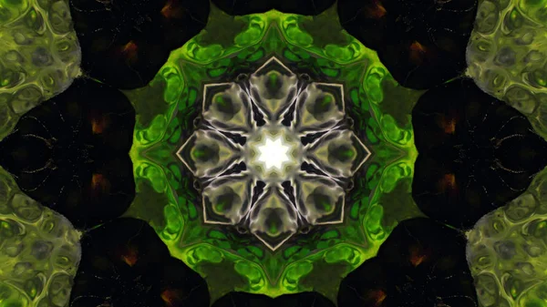 Farbpinsel-Kaleidoskop — Stockfoto