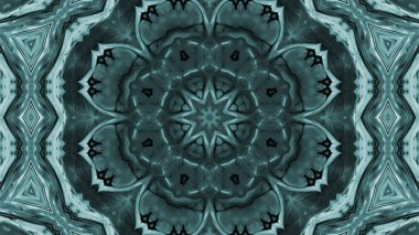 Soyut boya fırça mürekkep patlayabilir formanın düzgün kavramı simetrik desen süs dekoratif Kaleidoscope hareketi geometrik daire ve yıldız şekiller