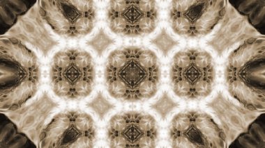 Soyut boya fırça mürekkep patlayabilir formanın düzgün kavramı simetrik desen süs dekoratif Kaleidoscope hareketi geometrik daire ve yıldız şekiller