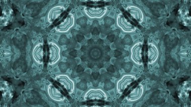 Soyut boya fırça mürekkep patlayabilir formanın düzgün kavramı simetrik desen süs dekoratif Kaleidoscope hareketi geometrik daire ve yıldız şekiller