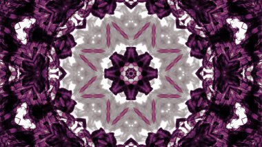 Soyut boya fırça mürekkep patlayabilir formanın düzgün kavramı simetrik desen süs dekoratif Kaleidoscope hareketi geometrik daire ve yıldız şekiller