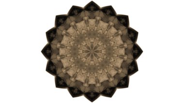 Soyut boya fırça mürekkep patlayabilir formanın düzgün kavramı simetrik desen süs dekoratif Kaleidoscope hareketi geometrik daire ve yıldız şekiller