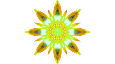 Soyut boya fırça mürekkep patlayabilir formanın düzgün kavramı simetrik desen süs dekoratif Kaleidoscope hareketi geometrik daire ve yıldız şekiller