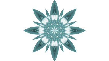 Soyut boya fırça mürekkep patlayabilir formanın düzgün kavramı simetrik desen süs dekoratif Kaleidoscope hareketi geometrik daire ve yıldız şekiller