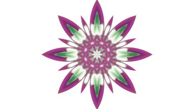 Soyut boya fırça mürekkep patlayabilir formanın düzgün kavramı simetrik desen süs dekoratif Kaleidoscope hareketi geometrik daire ve yıldız şekiller