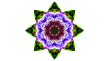 Soyut boya fırça mürekkep patlayabilir formanın düzgün kavramı simetrik desen süs dekoratif Kaleidoscope hareketi geometrik daire ve yıldız şekiller